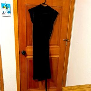 Elegant Black Velvet Dress